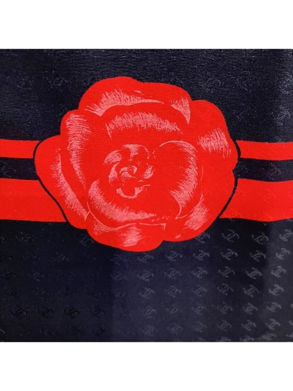 Chanel Camellia Scarf Silk